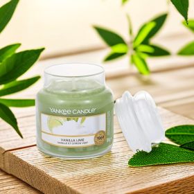 YANKEE CANDLE by Yankee Candle VANILLA LIME SCENTED SMALL JAR 3.6 OZ