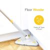 Shine Triangle Mop Adjustable Long Handle 360¬∞ Rotatable Multi Purpose Cleaning Mop White