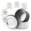 Hearth & Harbor 8 Oz, 24 Pack Black and White DIY Candle Containers with Lids - Tin Candle Jars for Making Candles - Metal Candle Jars - Bulk Tins Sto