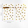 20pcs Drawstring Bags Gold Polka Dot White Gift Wrapping Bags Candy Baking Bags Gift Bags Party Favors Supplies