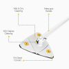 Shine Triangle Mop Adjustable Long Handle 360¬∞ Rotatable Multi Purpose Cleaning Mop White