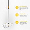 Shine Triangle Mop Adjustable Long Handle 360¬∞ Rotatable Multi Purpose Cleaning Mop White