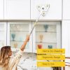 Shine Triangle Mop Adjustable Long Handle 360¬∞ Rotatable Multi Purpose Cleaning Mop White